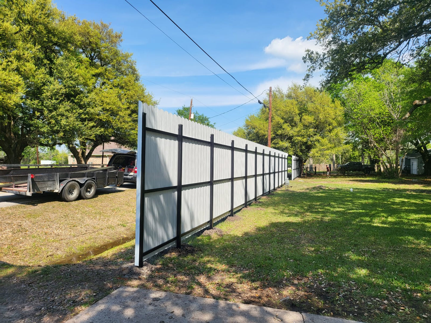 Dura Fence White 6 in. x 6 ft.