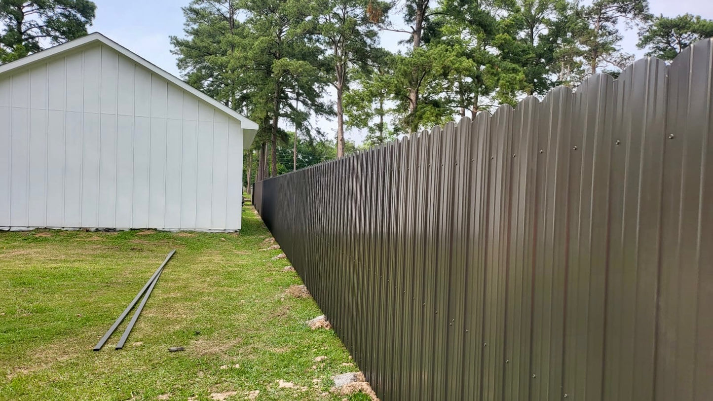 Dura Fence Bronze 6 in. x 6 ft.