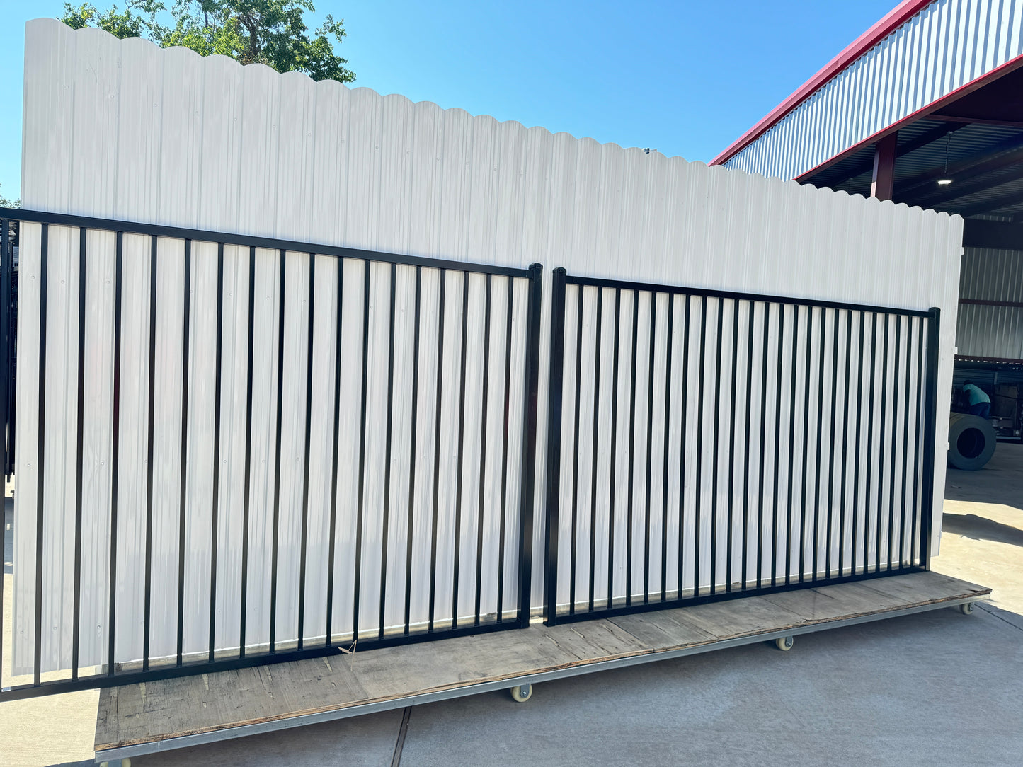 Driveway Wrought Iron Gates Powder Coated