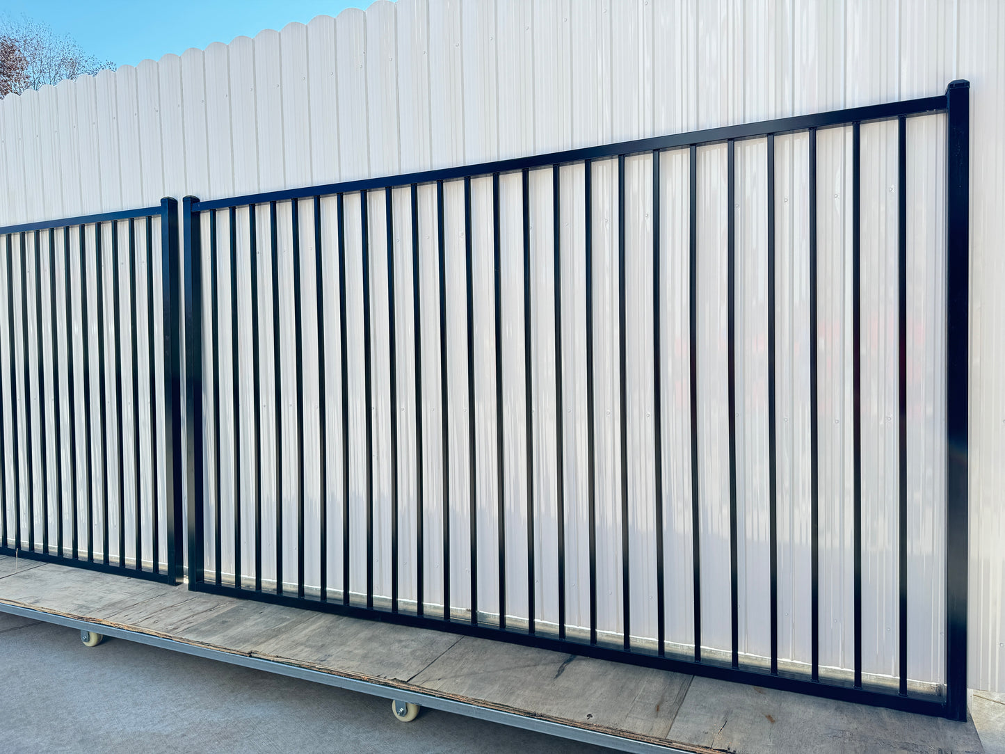 Driveway Wrought Iron Gates Powder Coated