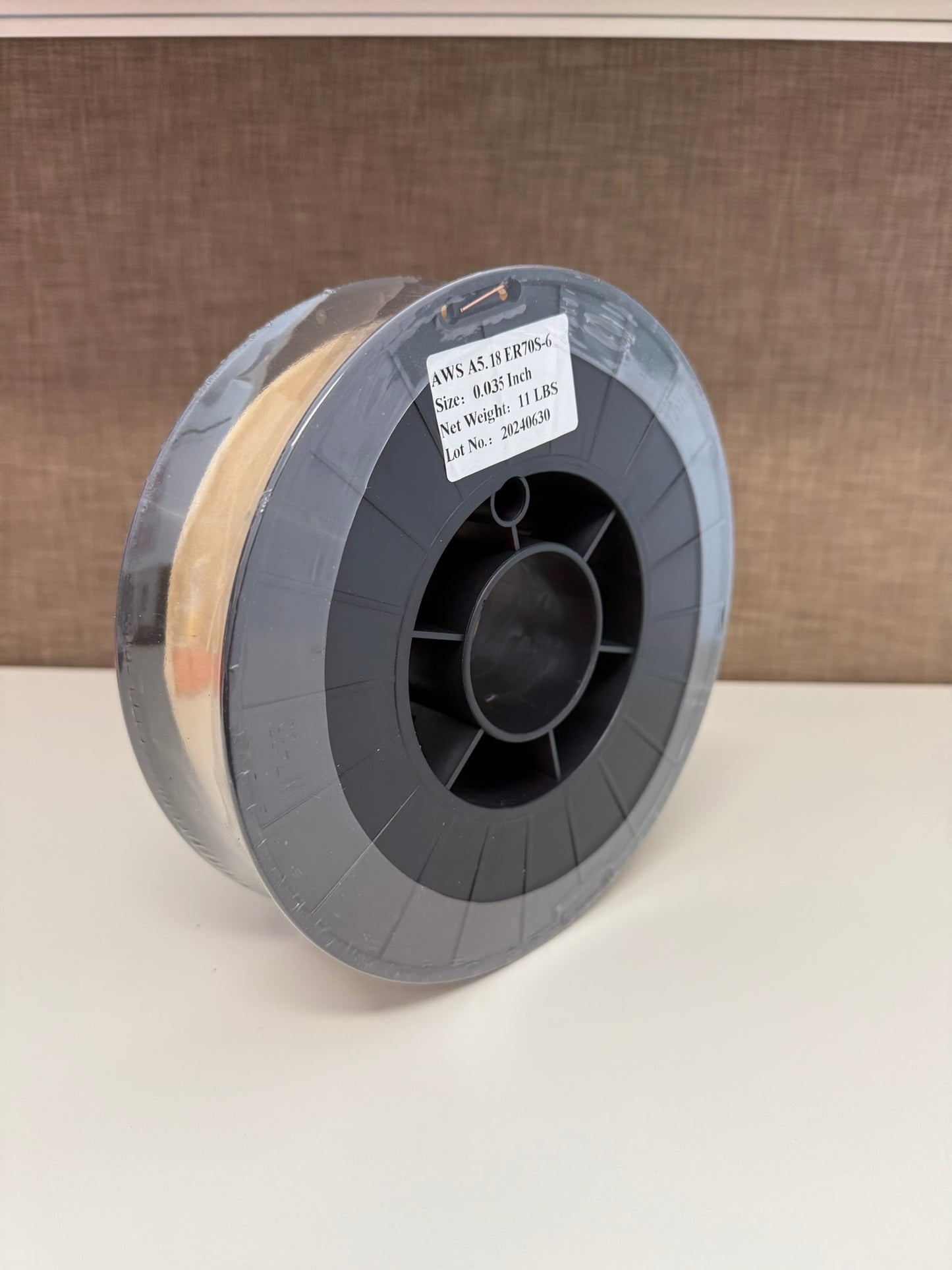 MIG Welding Wire ER70S-6, 0.035 in, 11 lb, Plastic Spool