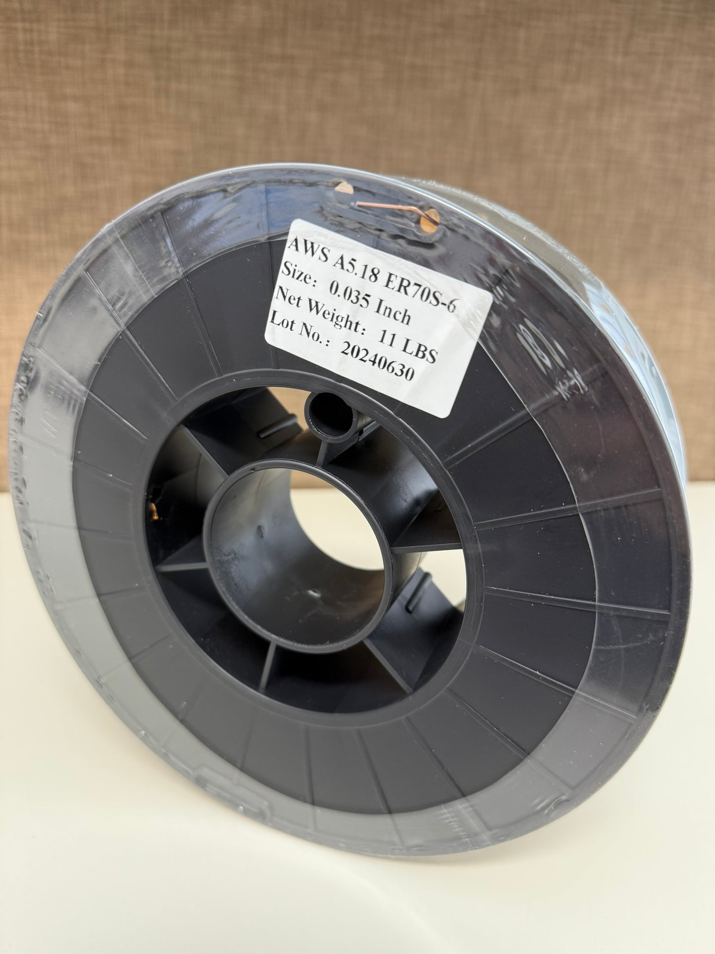 MIG Welding Wire ER70S-6, 0.035 in, 11 lb, Plastic Spool