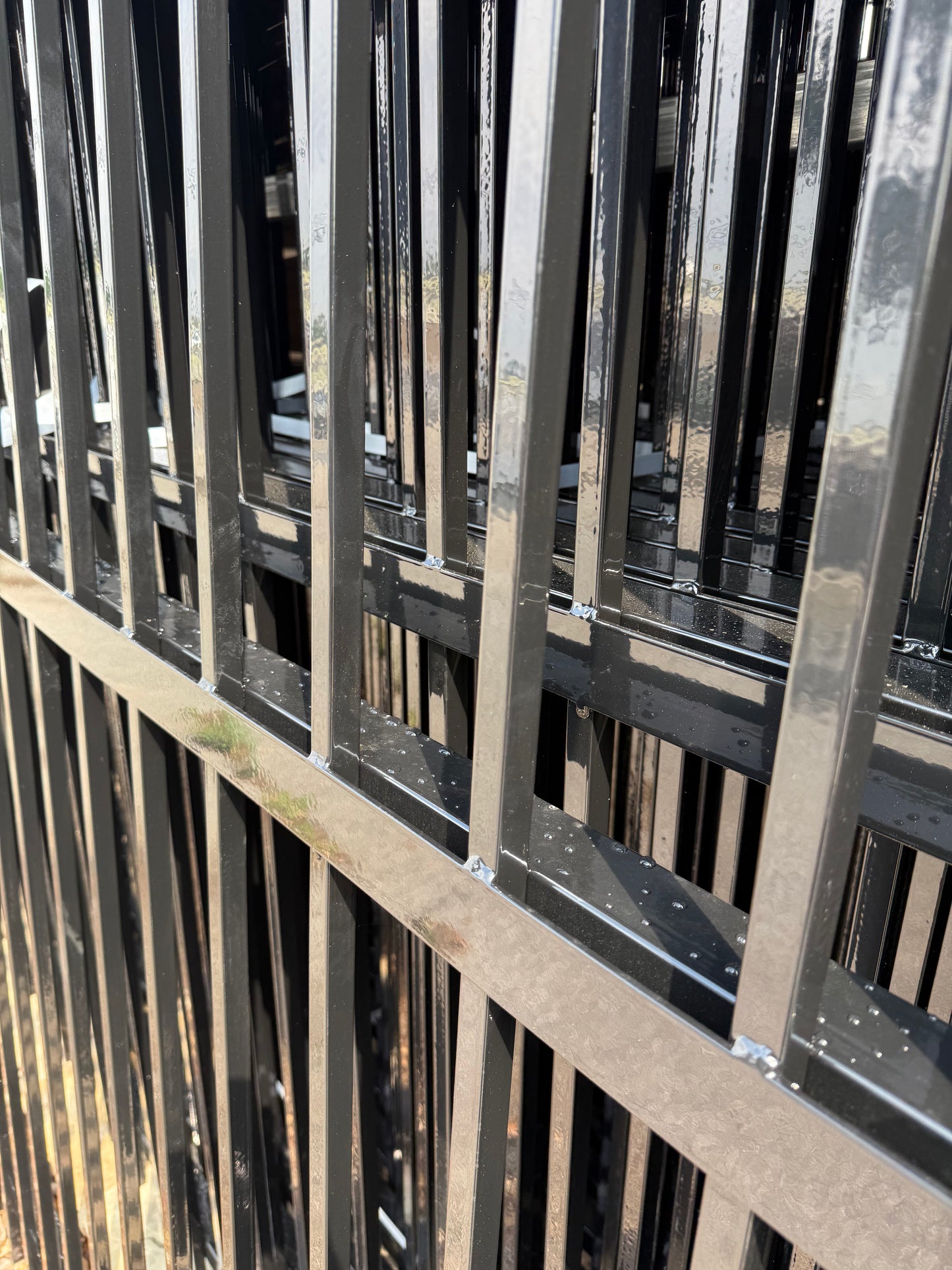 Driveway Wrought Iron Gates Powder Coated