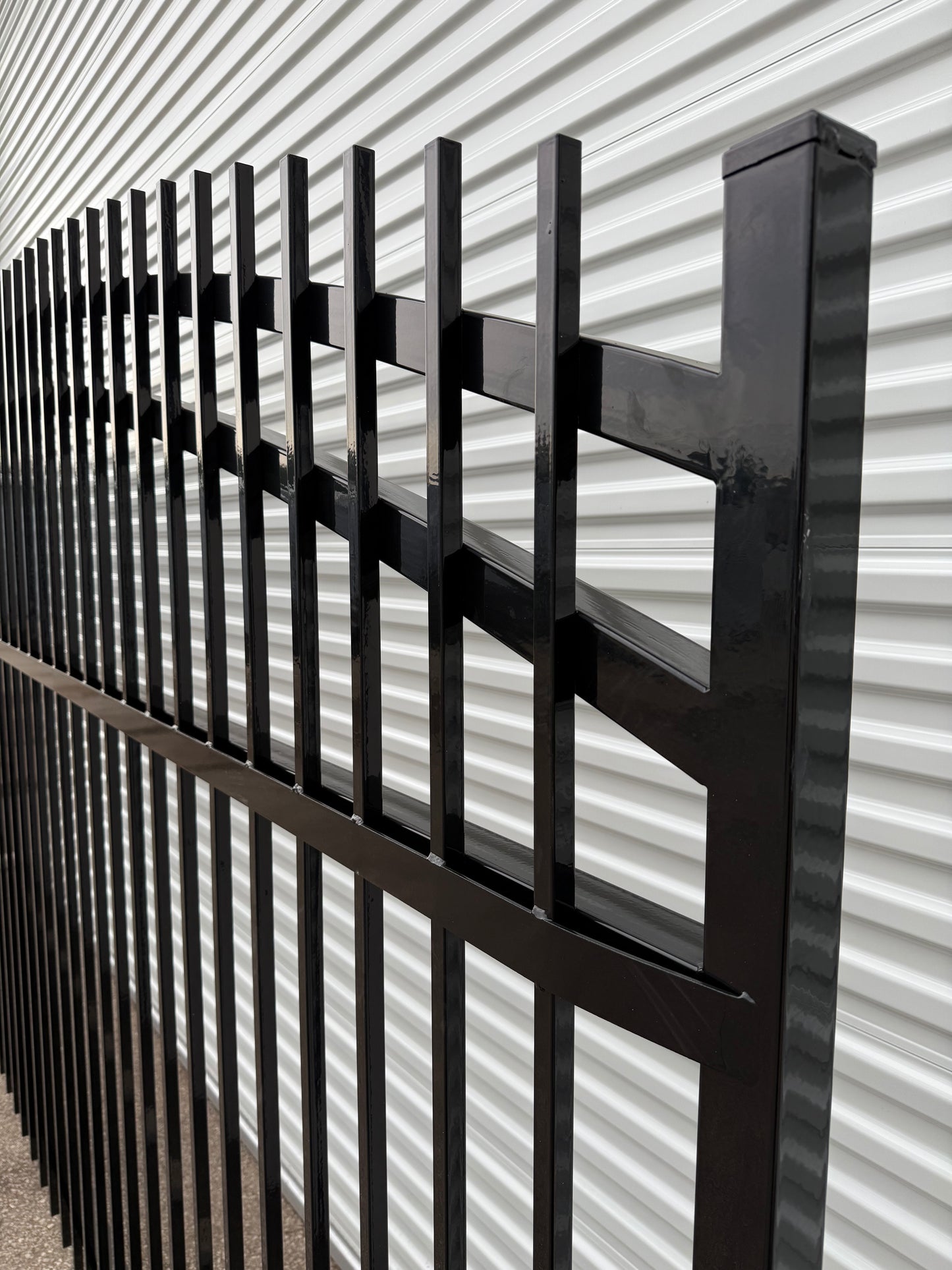 Driveway Wrought Iron Gates Powder Coated