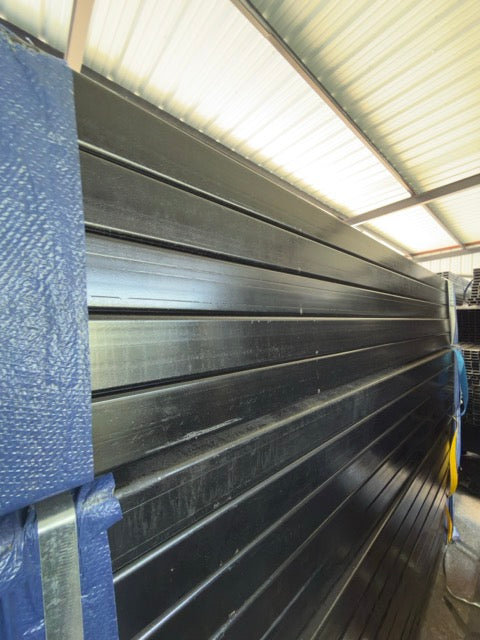 Black Square Tubing Post 4"X 4"X 10' 3/16