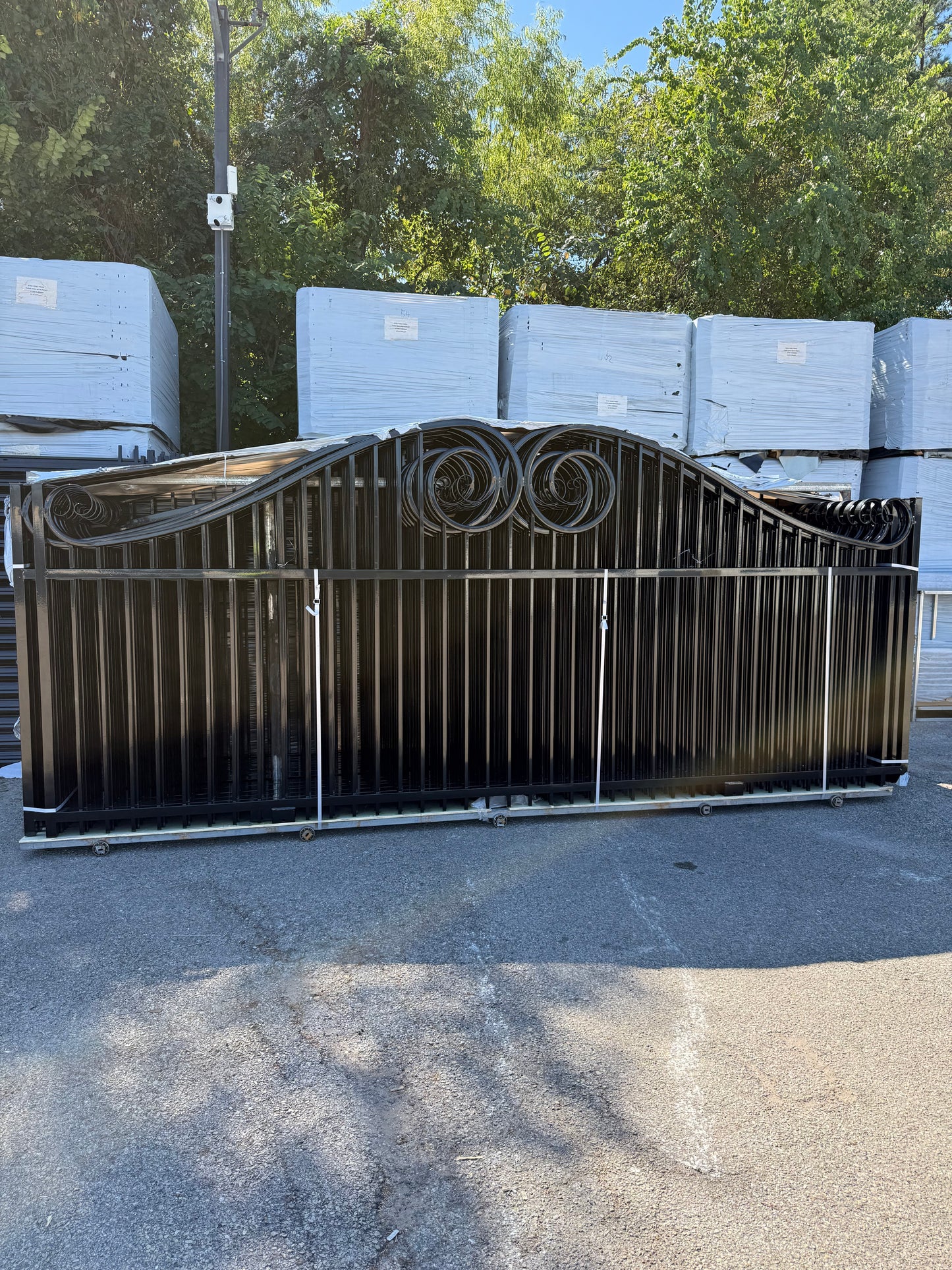 Driveway Wrought Iron Gates Powder Coated