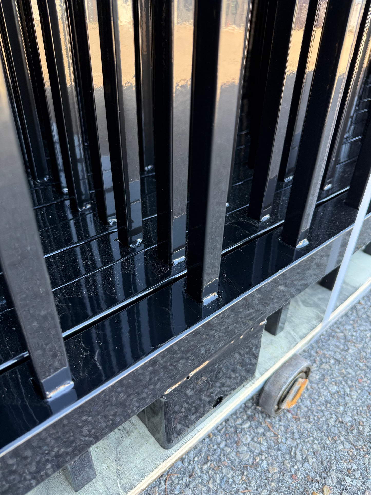 Driveway Wrought Iron Gates Powder Coated