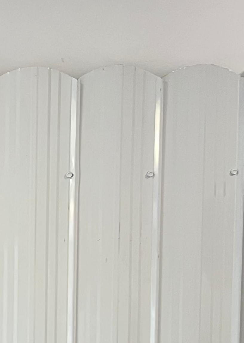 Dura Fence White 6 in. x 6 ft.