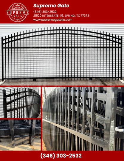 Driveway Wrought Iron Gates Powder Coated