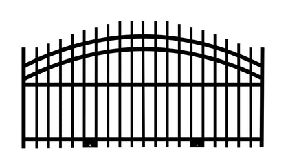Driveway Wrought Iron Gates Powder Coated