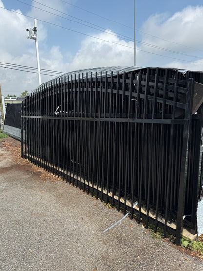 Driveway Wrought Iron Gates Powder Coated