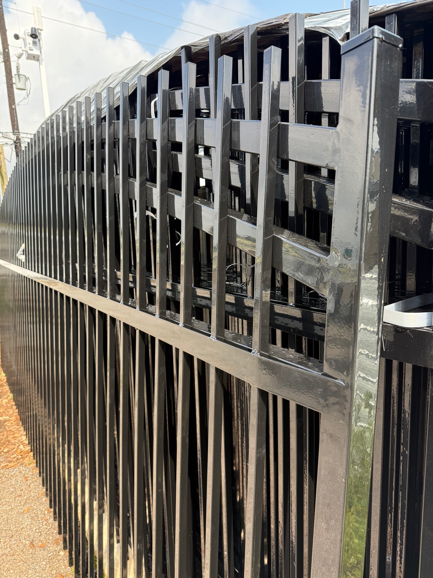 Driveway Wrought Iron Gates Powder Coated