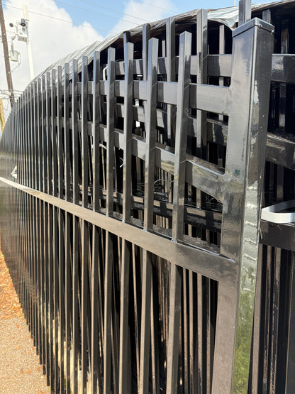 Driveway Wrought Iron Gates Powder Coated