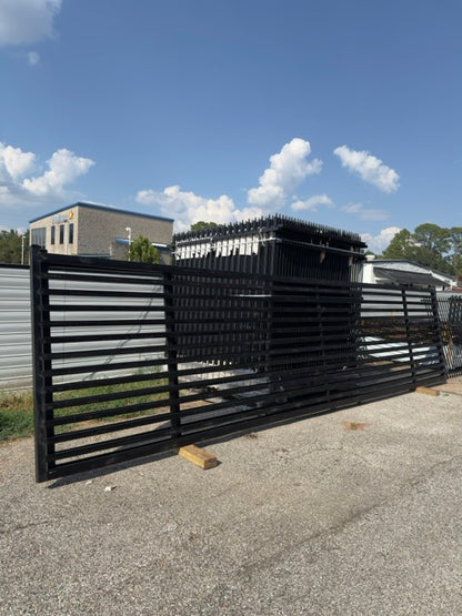 Driveway Wrought Iron Contemporary Gates