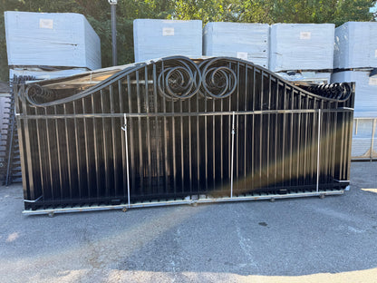 Driveway Wrought Iron Gates Powder Coated