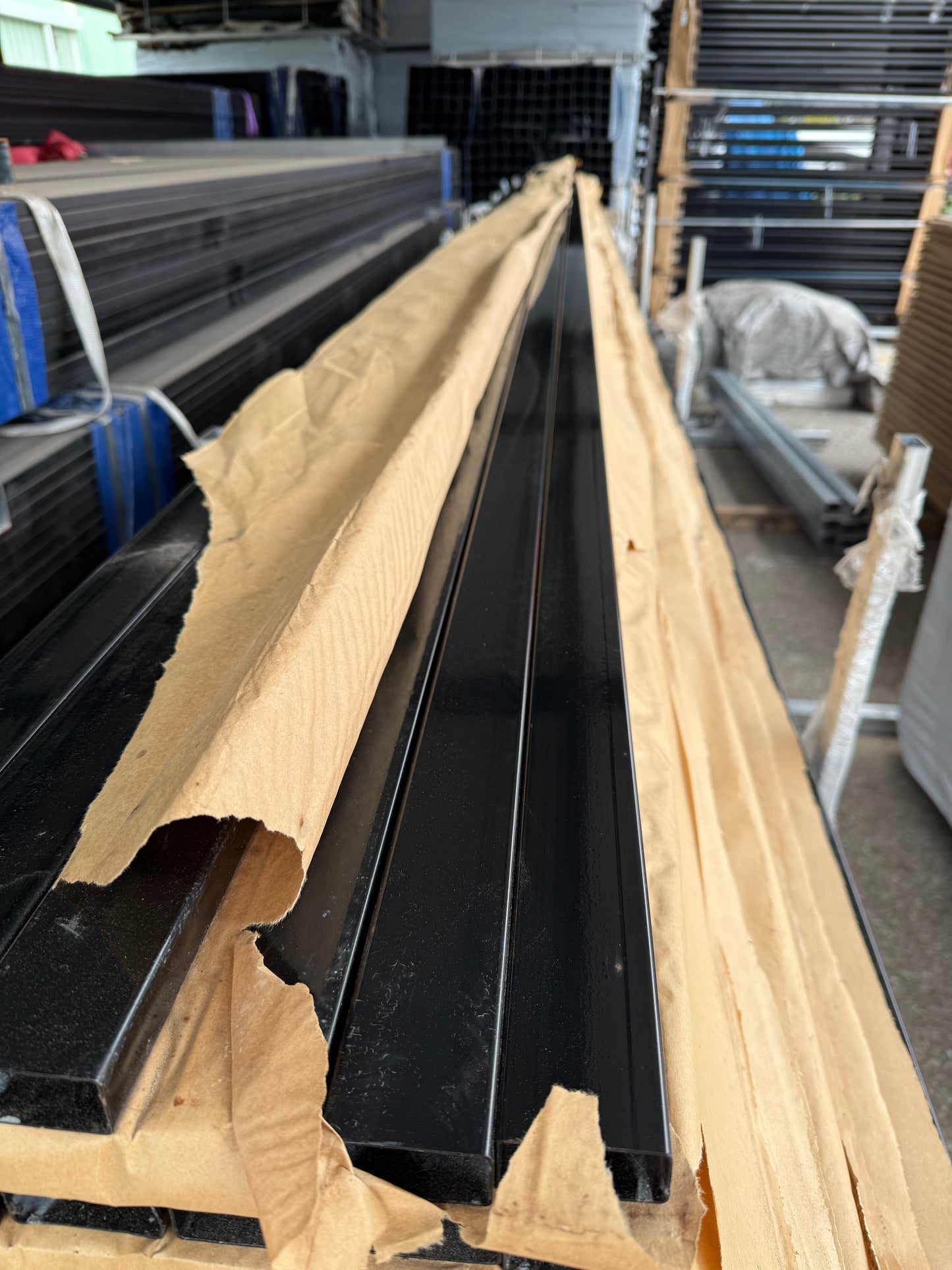 2" x 1" x 24' Galvanized Rectangular Tube Powder Coated