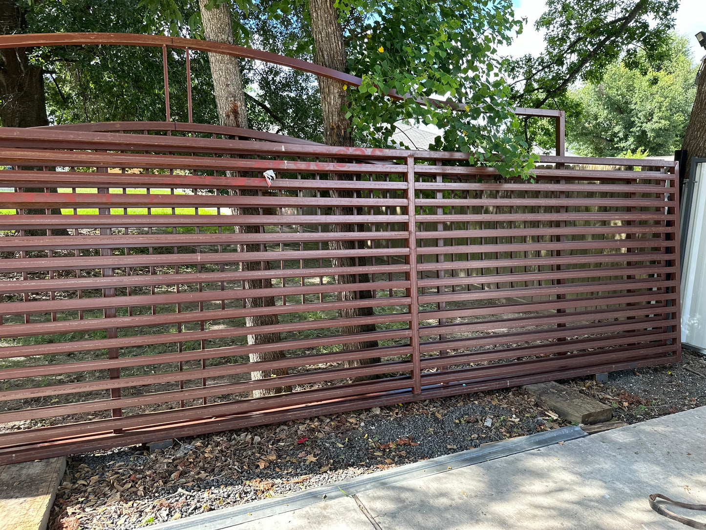 Driveway Wrought Iron Contemporary Gates