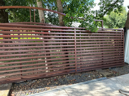 Driveway Wrought Iron Contemporary Gates